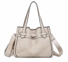 Vesker, FELIN Shopper med flette front - beige thumbnail