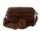 Skinnveske, LAVA clutch - brun thumbnail
