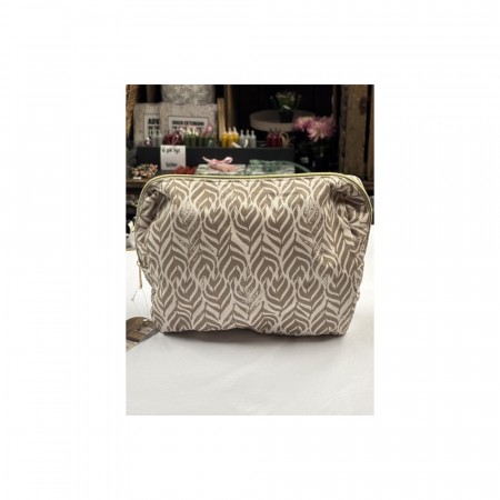 Toalettveske beige 28x20cm