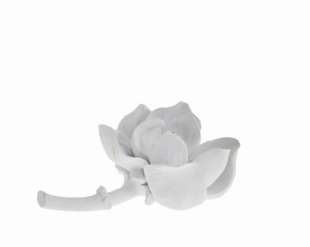 Serafina decoration flower 17X11.8X7.2 cm. White