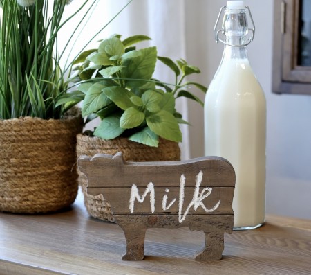 Rustikk ku H 13L 20 B 2,5cm 