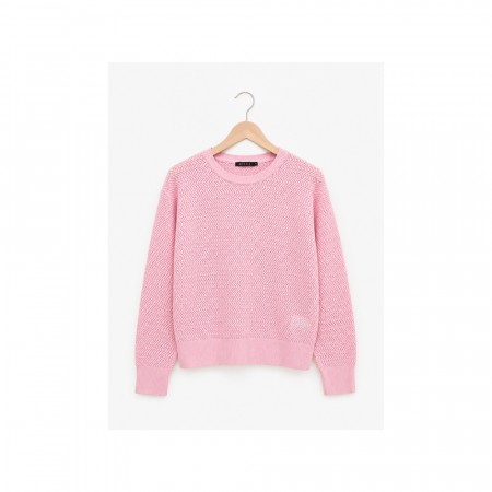 Micha genser 100% bomull rosa 