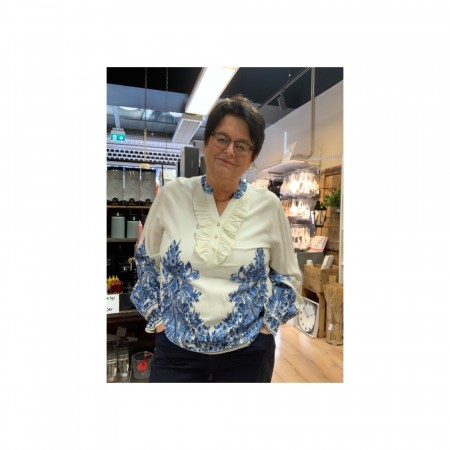  INDRA PAISLEY BLOUSE