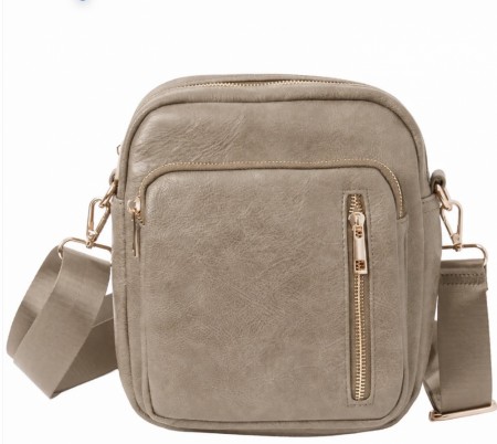 DINA stor Citybag - mørk beige