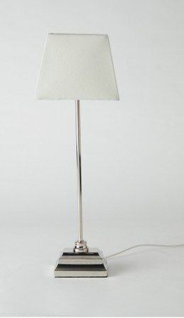 Bordlampe med firkantet skjerm H 50cm