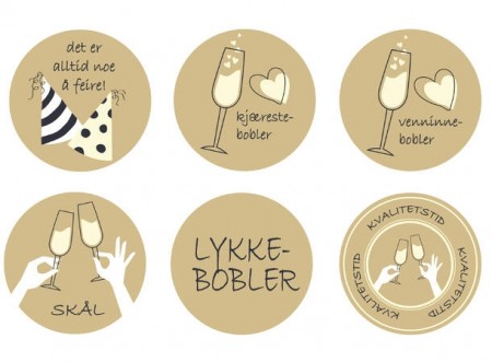 Vinkork Bobler Jutefarget 6ass