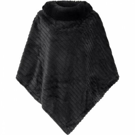 Poncho svart hel 