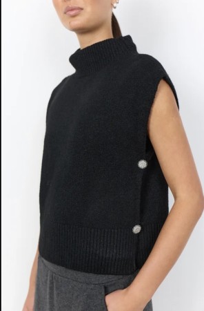 Joya vest med ‘diamant’knapper 